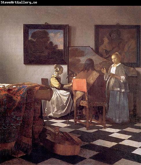 Johannes Vermeer The concert.